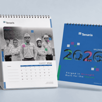 Jasa Pembuatan Kalender - Tenaris Indonesia 2026