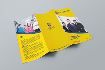 Desain-brosur-sekolah-universitas-STIE-bank bpd jateng-2014-luar