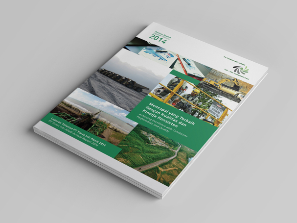 Jasa pembuatan desain annual report tambang mining-PT TIA- 1
