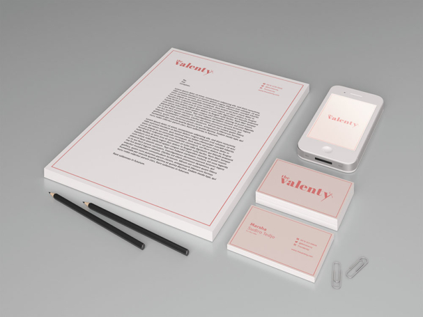 jasa pembuatan desain logo perusahaan the valenty-1