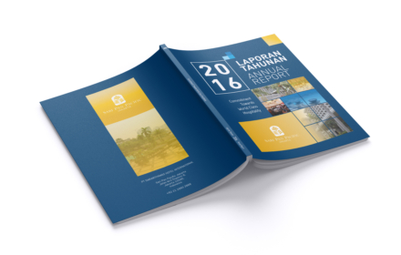 jasa pembuatan cetak desain Annual report sariarthamas hotel