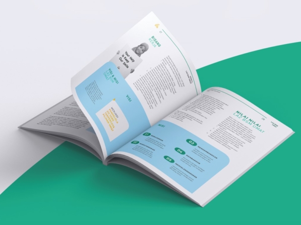 Jasa desain annual report perusahaan laznas-5