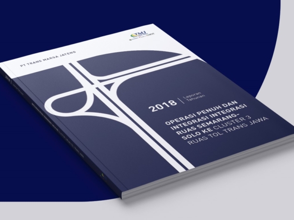 Mockup Annual Report Badan Usaha Jalan Tol (Trans Marga Jateng)