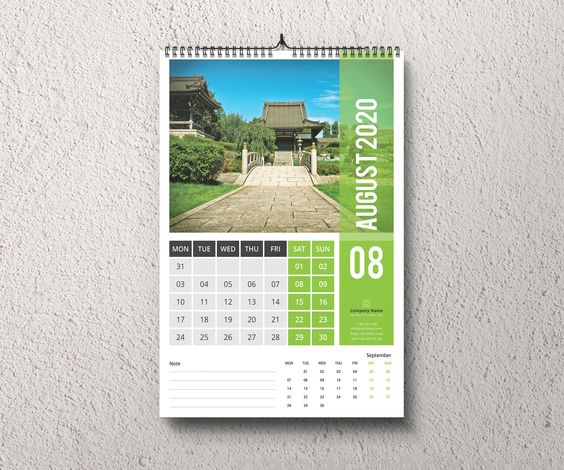 Jasa Desain Kalender 2020