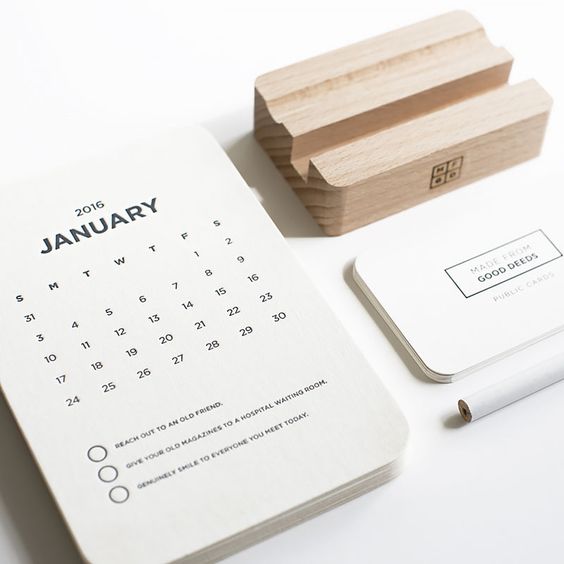 72 Inspirasi Desain Kalender 