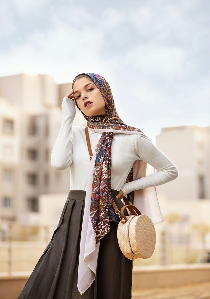 inspirasi pattern design hijab