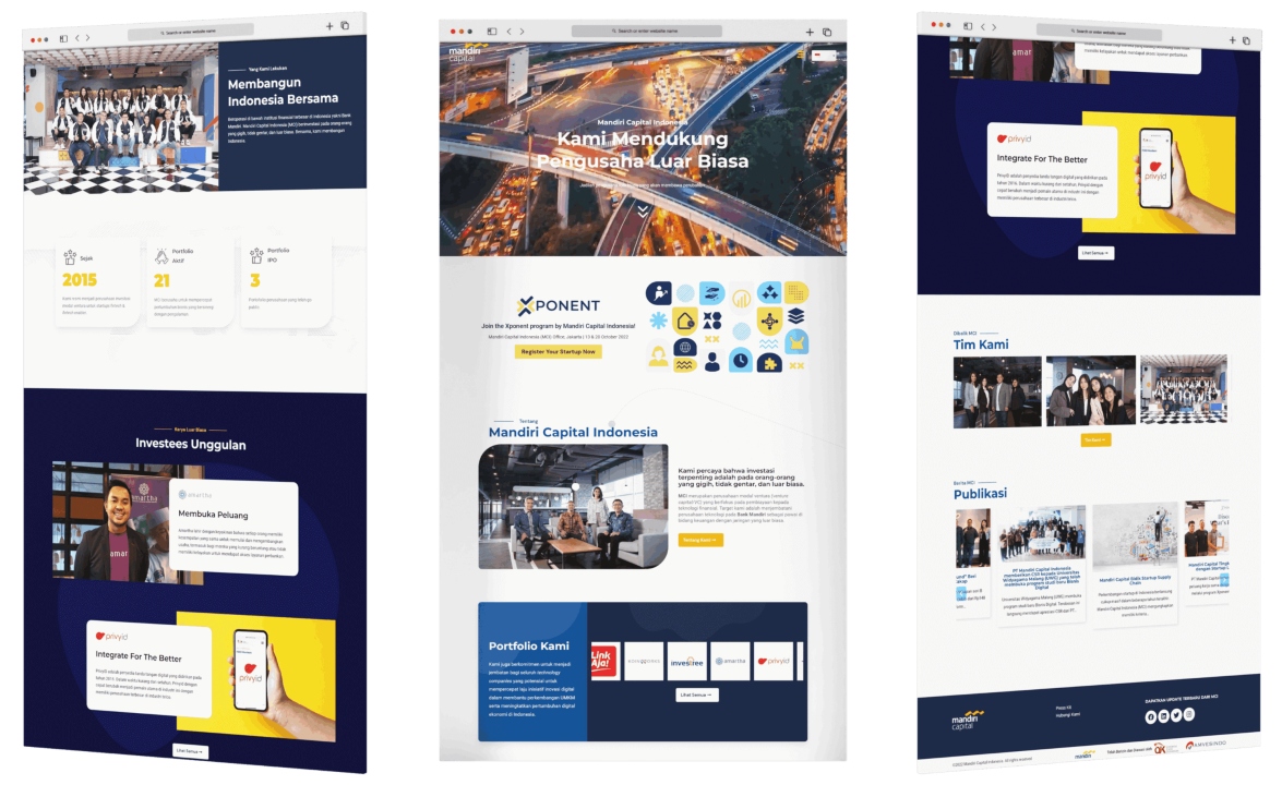 Company Profile Website