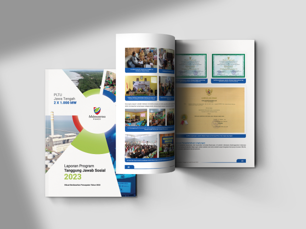 Desain Laporan Program Tanggung Jawab Sosial PT Bhimasena Power Indonesia 2023