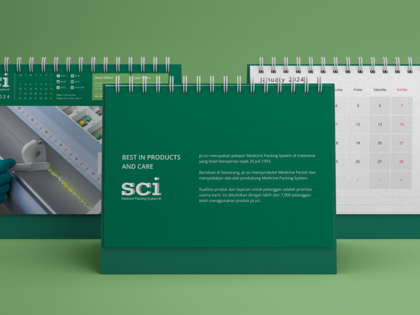 Desain Kalender SCI 2024 - (PT Solocone Industry)