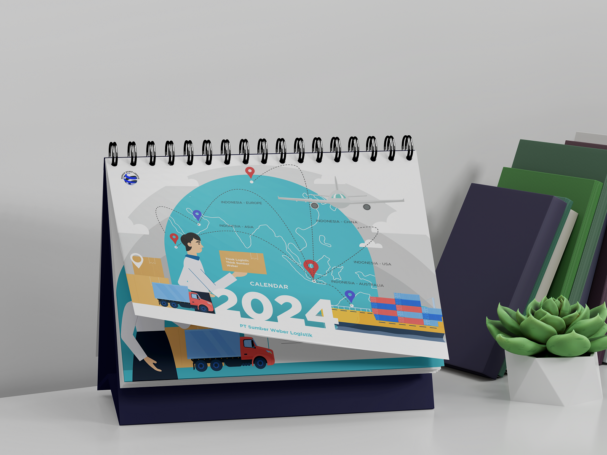 Jasa Pembuatan kalender 2024 - PT Sumber Weber Logistik
