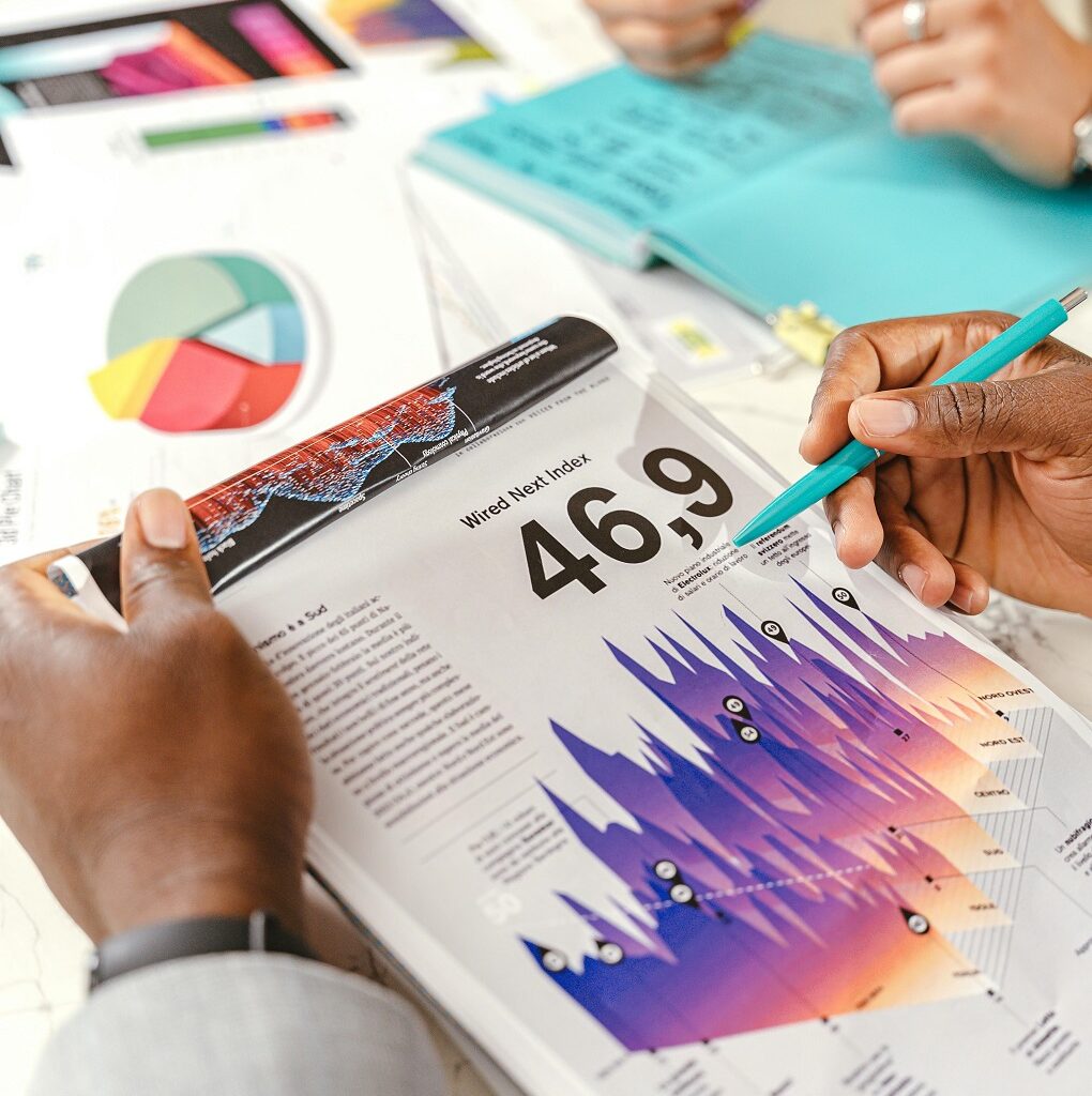 visualisasi data dalam impact report