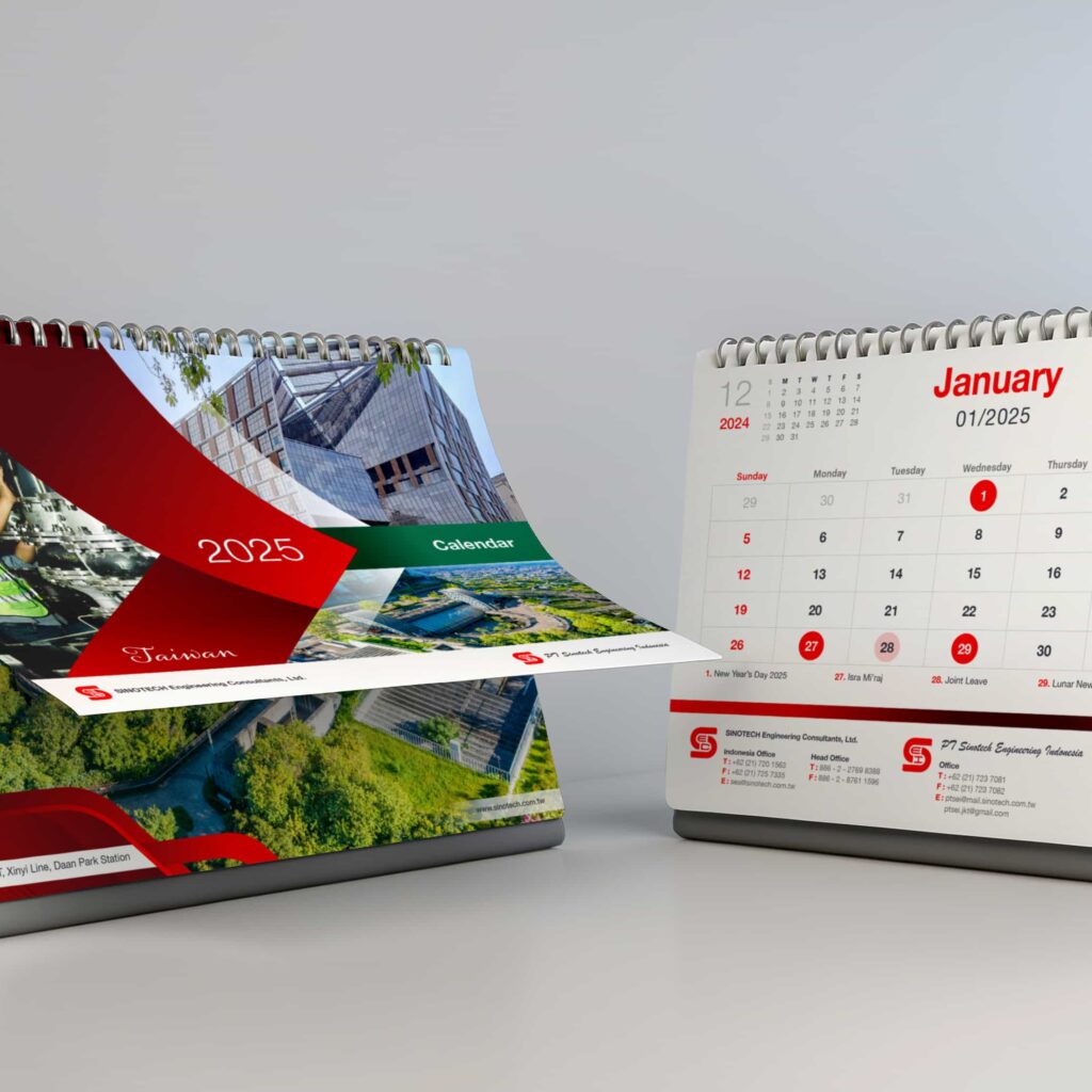 Calendar Mockup SINOTECH 4