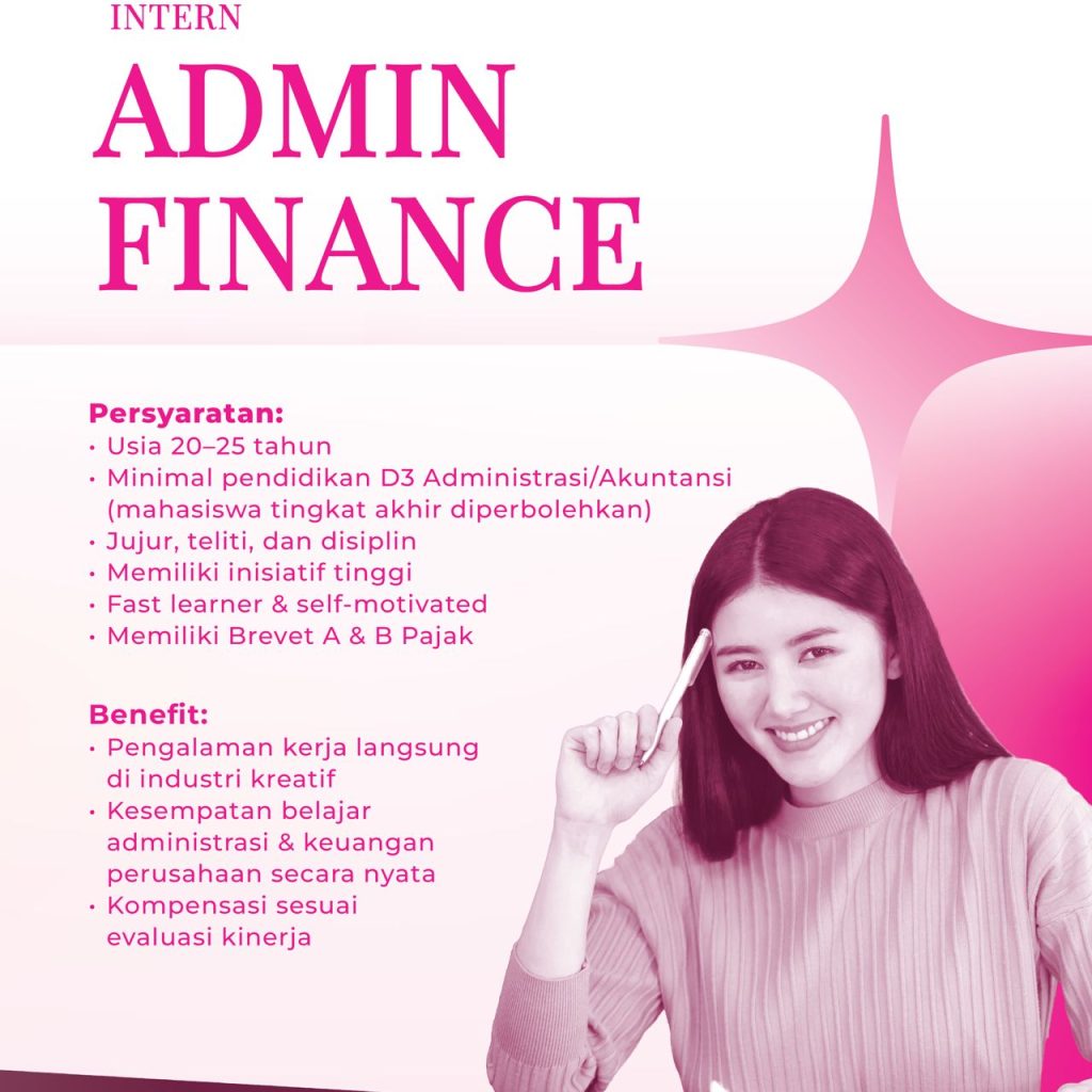 Loker Admin & Finance