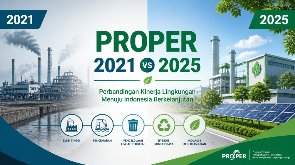 Perbedaan PROPER 2021 vs PROPER 2025 - Kriteria dan Regulasi KLHK