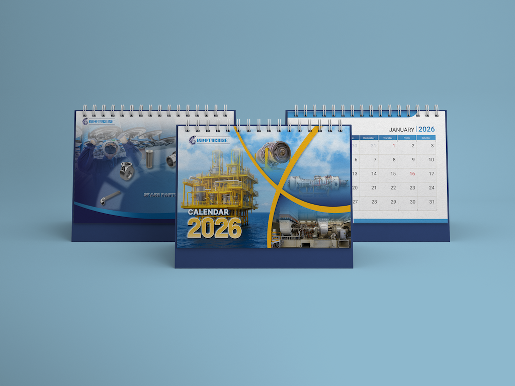 Desain Kalender PT Indoturbine 2026