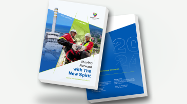 Desain Activity Report PT Bhimasena Power Indonesia 2024 by Sooca Design