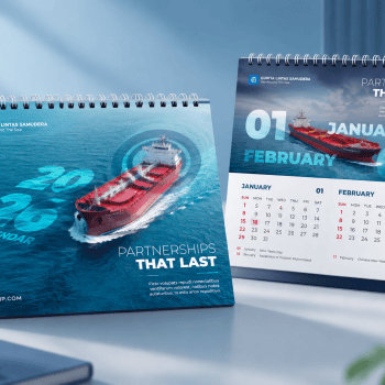 Desain Kalender PT Gurita Lintas Samudera