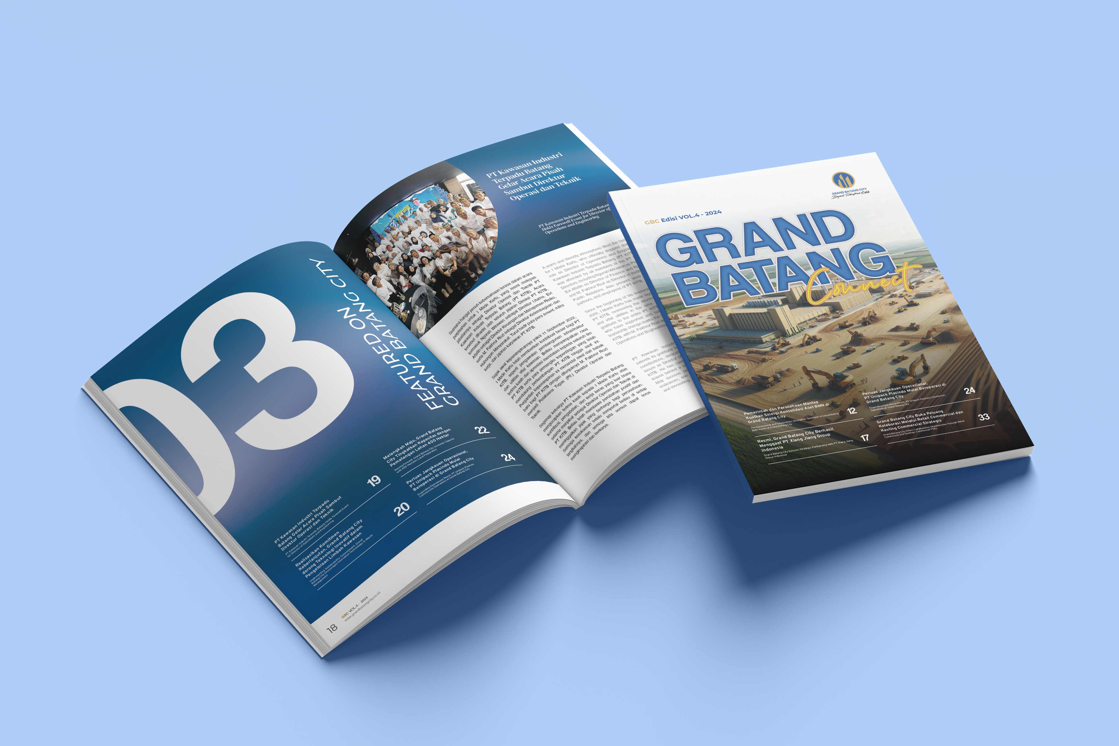 Desain Newsletter Grand Batang City Connect Edisi Vol.4