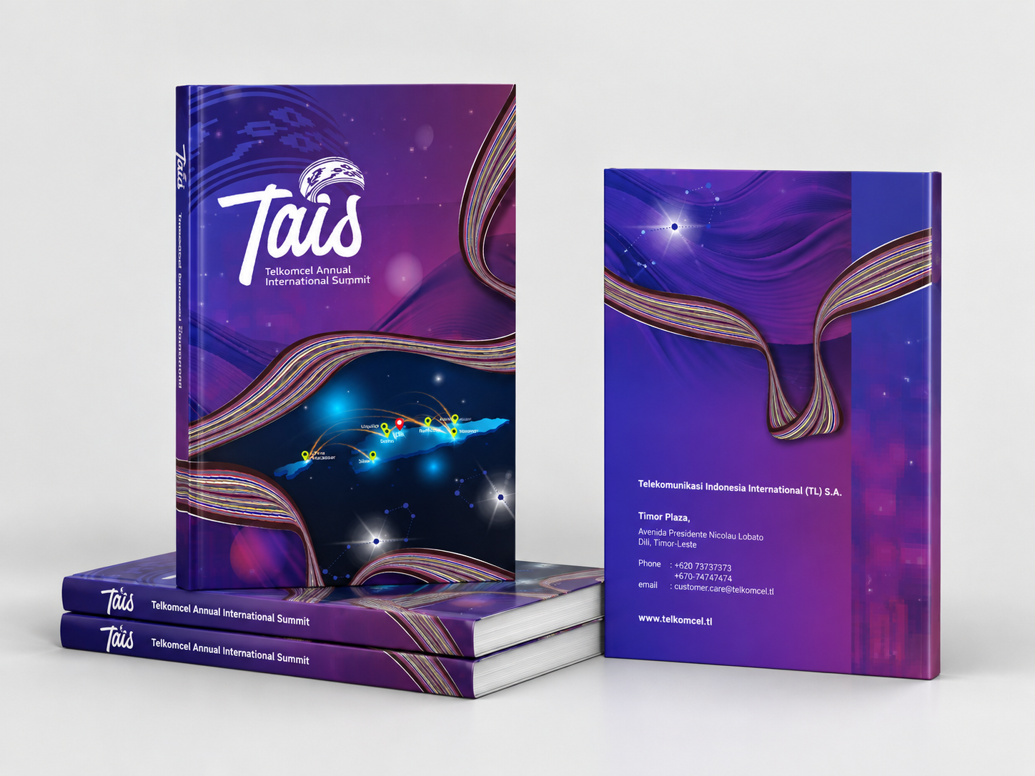 Jasa Pembuatan Booklet Tais Telkomcel Annual International Summit 2025